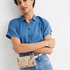 Madewell Snakeskin Belt Bag